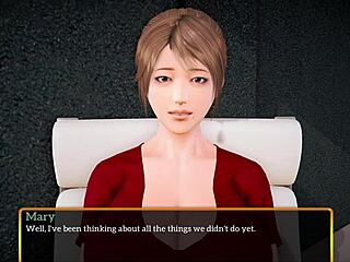 My new family episode with redhead in erotic game