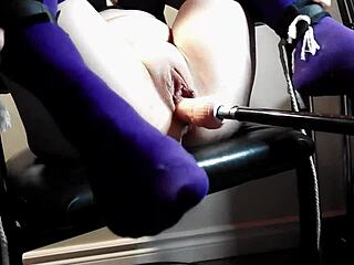 I'll Submit to Anything for Science in Rough Bondage Fuck Machine!