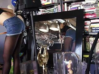 Nina Hartley, Penelope Stone, and Gigi Allens Get Down in Bookshop.