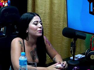 latina luuh barbosa strips on podcast big ass