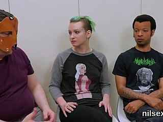 naughty kitten brought to asshole asylum for awkward treatment 😈