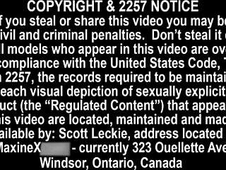 Shaun Dam makes Maxine X squirt pussy juice during anal fuck with big cock.