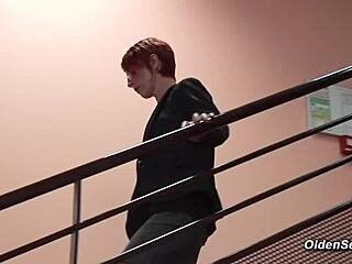 French Business Mature Lady Gets Fucked At Office