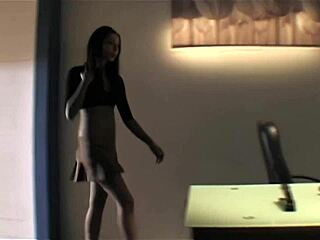 this super hot brunette girl got her cunt pounded hard by her man