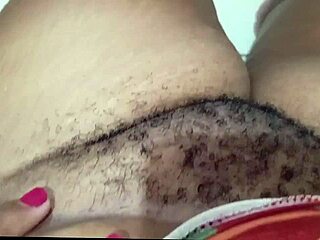 Chubby wife strokes her pussy in the church bathroom solo