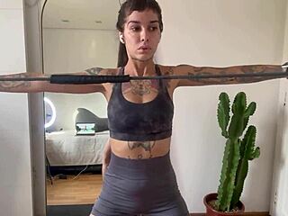 Exercising with Nikatsu: 'Ready for warm up and stretch training?'