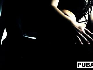 Dani Daniels shows amazing tits and wet pussy solo