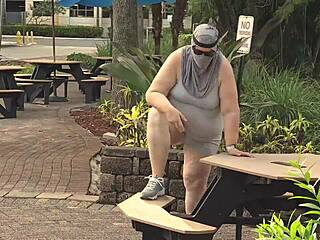 Busty Milf Gets Pussy Fingered And Hardcore Fucked In Public