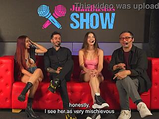 Big tits mexican woman fulfills fantasy of one of her fans in public show pussy long hair blowjob cute colombian ass fantasy homemade miniskirt doggystyle