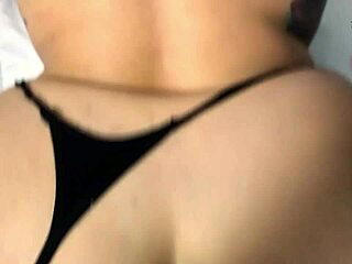 Cumshot On Big Latina Ass Riding Hard Close Up!