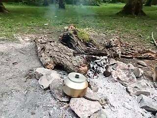 Redhead's passionate night with big cock