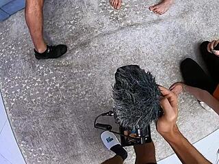 behind the scenes lika clarke in 3 on 1 anal foursome