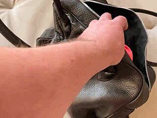 stepsister jerks my cock with her panties and cums on tits