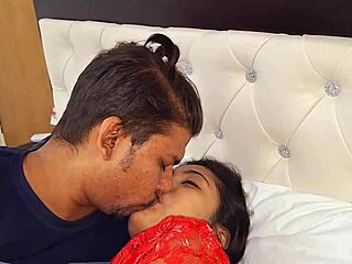 Maruf and Shomana in desi creampie with tight brunette pussy