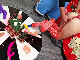 I watch as two dildos thrust into her tight pussy, giving double penetration and orgasm. Wait, I mean destroying it!