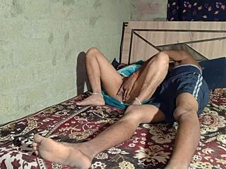 desi village bhabhi dominates her husband with ass shaking and fingering on the ranch