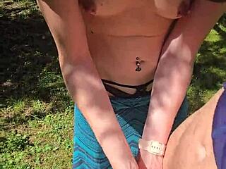 Wife, give me a quick handjob on our walk?