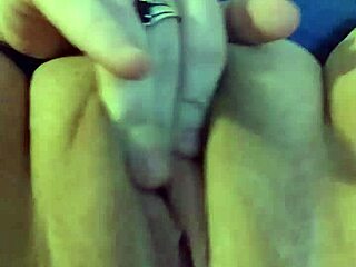 playing with pussy to friends porno close up fingering masturbation 😈