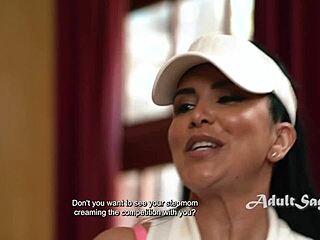 Romi Rain and Kimmy Kimm Smash Boobs in Lesbian Cunilingus