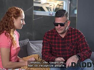 Slutty Redhead Becomes Sex Master for Stranger!