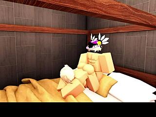 Blonde cheerleader returns with headless jock boyfriend.