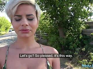 Public Agent Busty Crazy Milf In Hot Sloppy Blowjob And Public Fuck