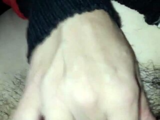 Amateur Masturbates Hairy Wet Pussy