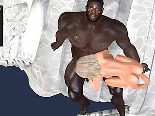 Huge hunk clinton mcdonald instructs neighborhood wife on taking his huge black monster cock