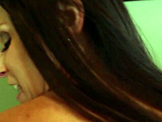 brunette gets fucked and unloaded on