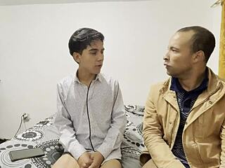 Intriguing amateur guy with huge tool breaks his companions tight ass in wild session