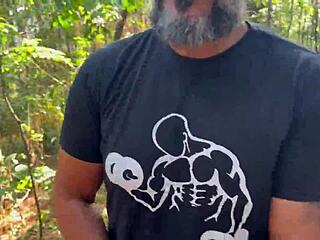 Brazilian Amateur Strips Naked in Woods Showing Off Huge Ass and Perky Tits