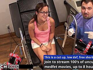 angel oaks feels intense orgasm from doctor