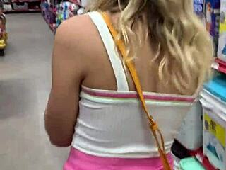 Petite Teen 18+ Slut Khloe Kapri Sucking Cock POV Public Exposure