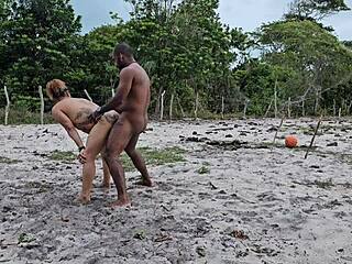 I played with my neighbor and we lost our asses in first time anal action