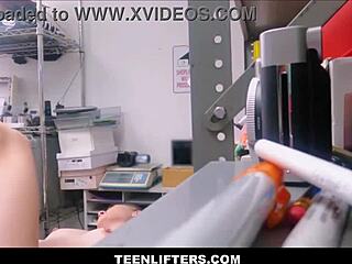 Skinny Brunette Teen 18+ Shoplifter Feels Intense Fear and Excitement with Jack Vegas - Teenlifters