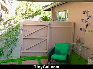 Tiny Teen Gets Dicked Down Hard In Washing Machine!