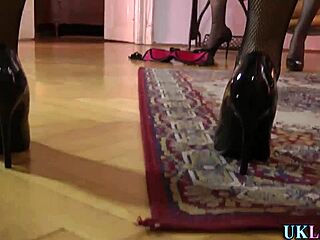 Heeled British teen, are you fingering yourself in that uniform?