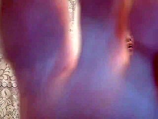 in this amateur clip, a sexy fat granny shows off her slender feet and pink shaved pussy for fetish fun