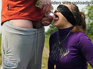 I'm shocked my best friend teased my lips with his dick outdoors