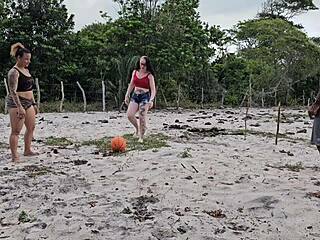 I played with my neighbor and we lost our asses in first time anal action