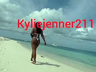 Latina Ebony Followed on Beach for Rough Anal in Public