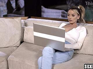 Milf stepmom says hardcore sex with monster cock is the only way to stay up