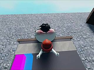 Hey whore, wanna fuck this huge white boy in our roblox collab?