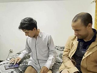 Intriguing amateur guy with huge tool breaks his companions tight ass in wild session