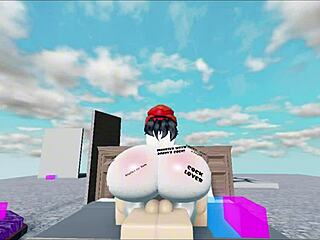 Hey whore, wanna fuck this huge white boy in our roblox collab?