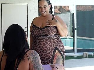 BBW whore Tee Tee gets pounded by monster cock