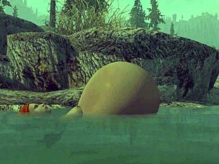 Cartoon Character Explores Mysterious Vore Scenario In Animated Tale