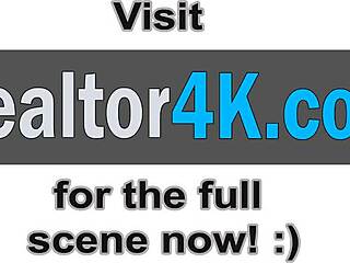 blonde realtor sierra nicole bent over in doggy style position for a pov encounter with intense action