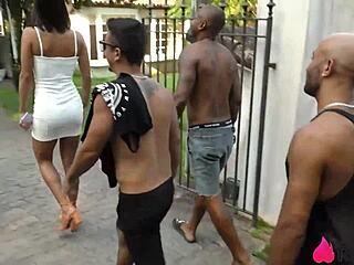 Safada boss rewards helpers with intense blowjob and raw cowgirl fucking until orgasm hits