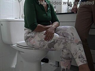 Taboo Family Voyeur Stepmother Loves To Watch Her Stepson Piss!